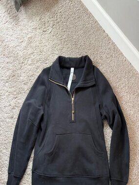 Lululemon Scuba Oversized Funnel-Neck Half Zip Long